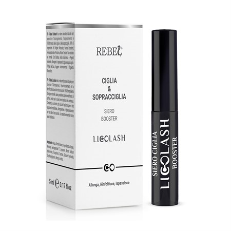 Rebel Licolash Siero Ciglia Effetto Booster: Rinforza, Allunga e Infoltisce Ciglia e Sopracciglia