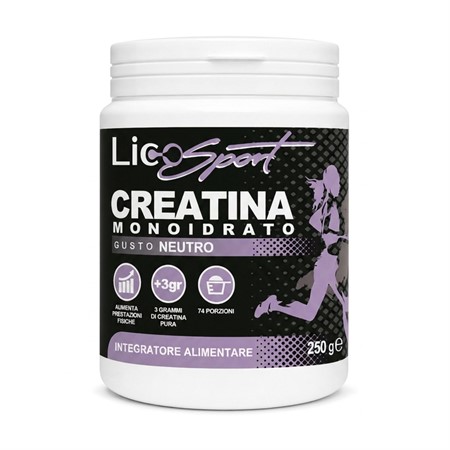 LICOSPORT INTEGRATORE ALIMENTARE A BASE DI CREATINA MONOIDRATO GUSTO NEUTRO