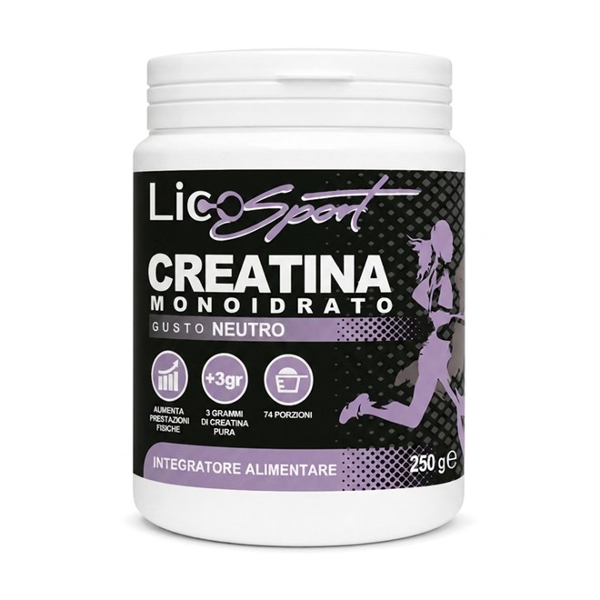 LICOSPORT INTEGRATORE ALIMENTARE A BASE DI CREATINA MONOIDRATO GUSTO NEUTRO