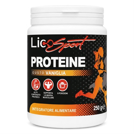 LICOSPORT INTEGRATORE ALIMENTARE DI PROTEINE CONCENTRATE DEL SIERO DEL LATTE