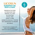Licosun Olio Solare Spray Corpo & Capelli SPF 6 Protezione UVA e UVB