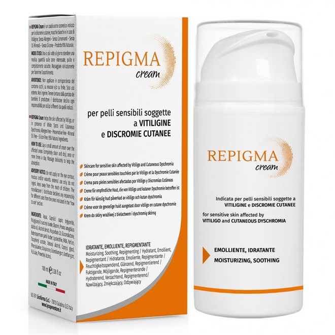 Repigma Cream Crema Utile per Pelli Soggette a Vitiligine e Discromie Cutanee