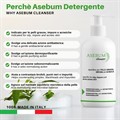 Asebum Cleanser Detergente Specifico per le Pelli Acneiche, Grasse, Miste e Impure
