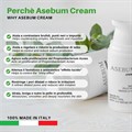 Asebum Cream Crema Viso per Pelli con Acne, Grasse, Miste e Impure