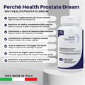 Health Prostate Dream Integratore Prostata con Aggiunta di Melatonina che Favorisce il Riposo Notturno