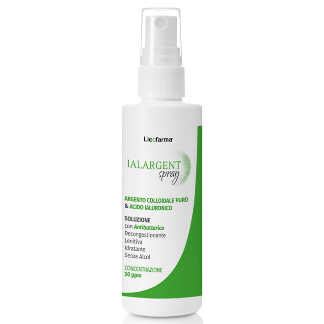 Ialargent Spray con Argento Colloidale, Acido Ialuronico e Aloe Vera