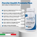 Health Prostate Plus Integratore Prostata e Vie Urinarie con Serenoa Repens, Licopene e Selenio