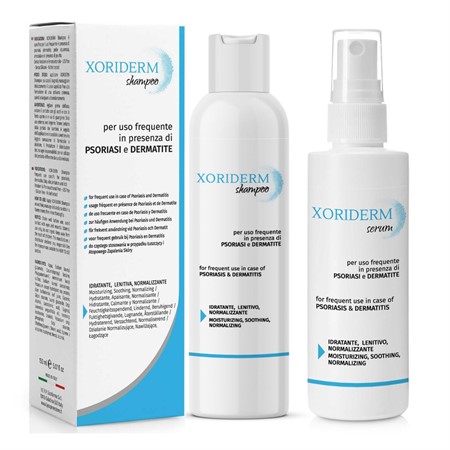 Xoriderm Hair Complex Trattamento Shampo e Siero per Cuoio Capelluto Irritato, con Psoriasi o Dermatiti