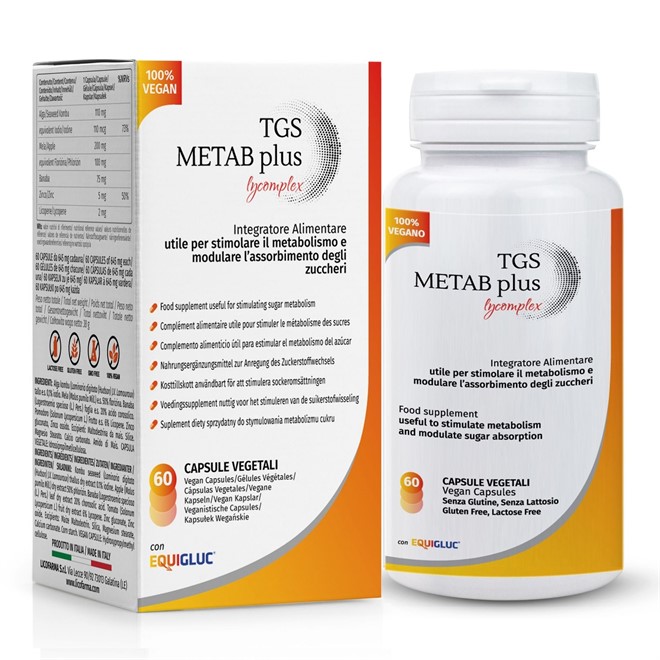 TGS Metab Plus Integratore Utile a Favorire il Metabolismo degli Zuccheri